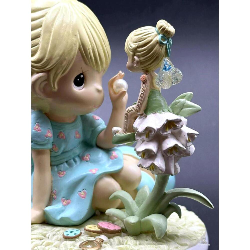 Rare HTF Precious Moments Disney Tinkerbell Figurine - Picture 7 of 9